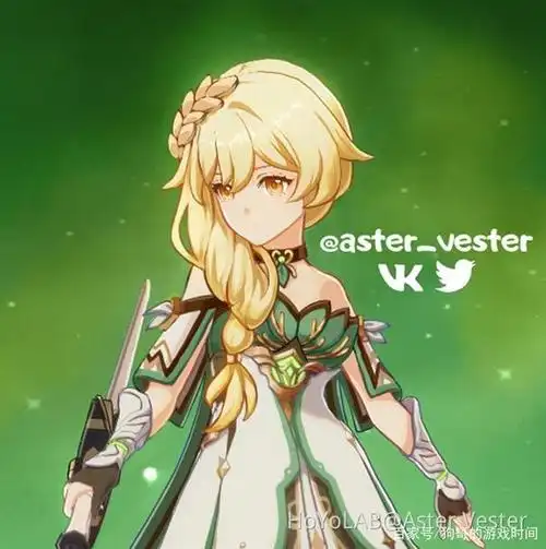 原神最美荧妹皮肤御姐发型绿色长裙比高马尾还吸引人