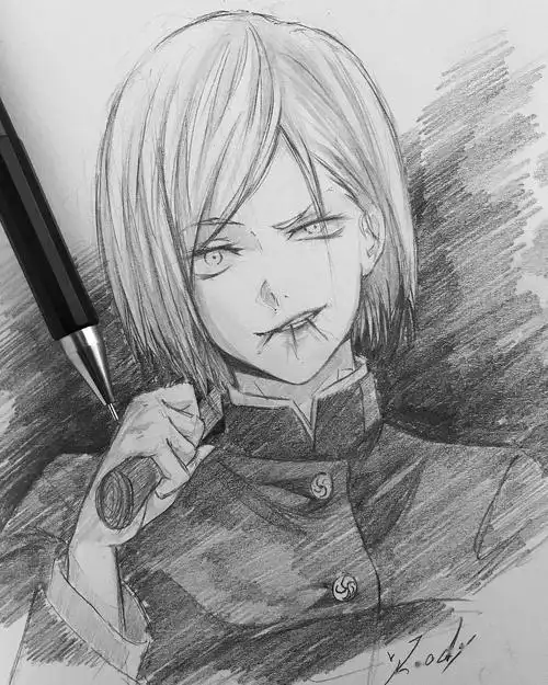 动漫不会上色?黑白铅笔也能画出佳作