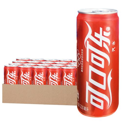 coca-cola听装可乐可口可乐330ml*24罐 细长罐 碳酸饮料