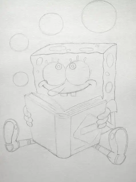 用素描纸画的画儿童画简笔画