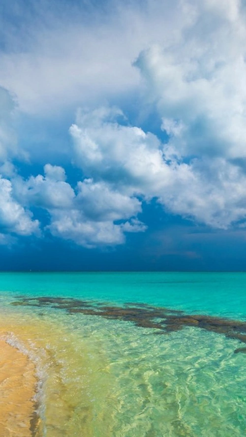 风景蓝天白云大海h5背景素材 (1)