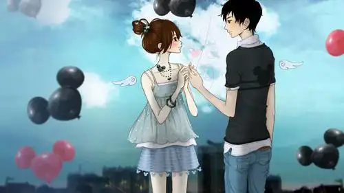 高清浪漫情侣桌面壁纸