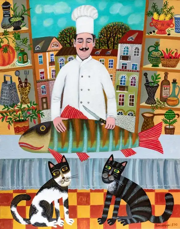 喵趣之外白俄罗斯稚拙派画家更带来了明媚