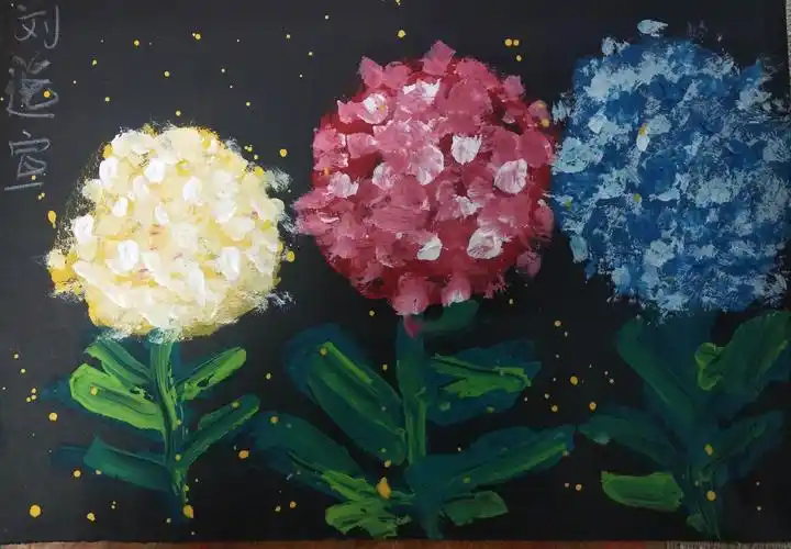 其它 盛夏的美篇 写美篇本周的主题是《绣球花》 本次课堂上我们通过