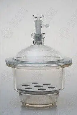 华鸥白色真空干燥器附瓷板150mm