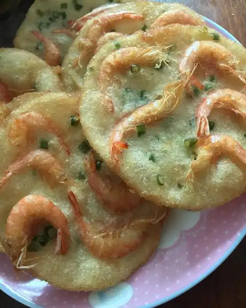 may_sv做的湛江炸虾饼