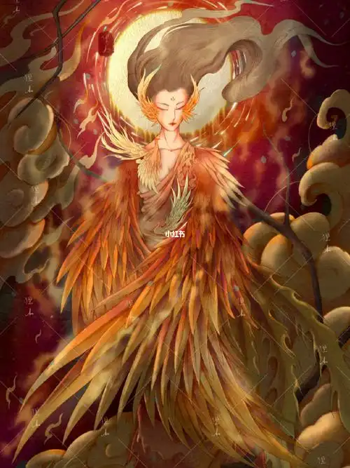 凤栖梧桐|快来看08,清冷绝尘的凤凰拟人0909