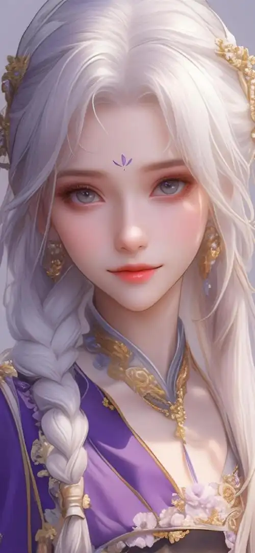 古风白发美女动漫壁纸#壁纸