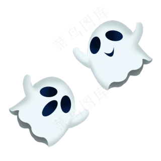 万圣节鬼魂幽灵,免抠元素