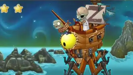 植物大战僵尸2博士战777:终极蕃茄大战海盗博士