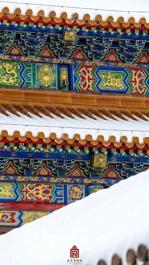 故宫龙年初雪##爱上紫禁城