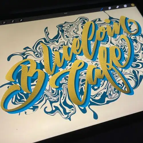 给老大哥写的小logo#英文花体字  #logo  #手写花体英文