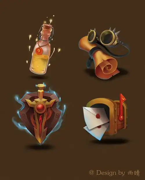 游戏图标练习作品|游戏ui|ui|晴小乐儿 - 原创设计作品 - 站酷 (zcool