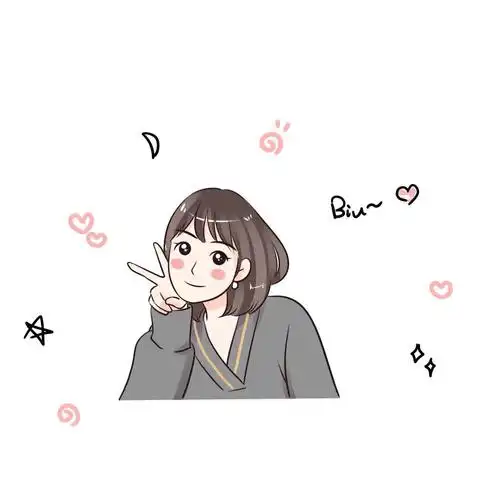 q版手绘头像设计情侣卡通人物形象logo真人照片漫画定制作