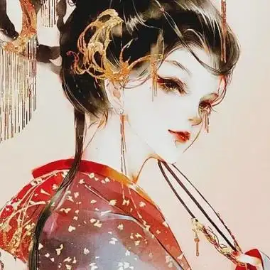 女生忧伤系古风动漫头像