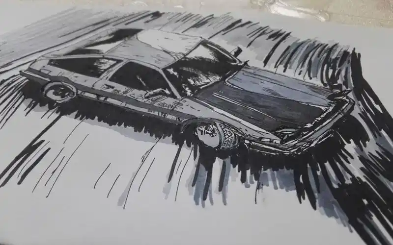 秋名山车神 ae86漂移