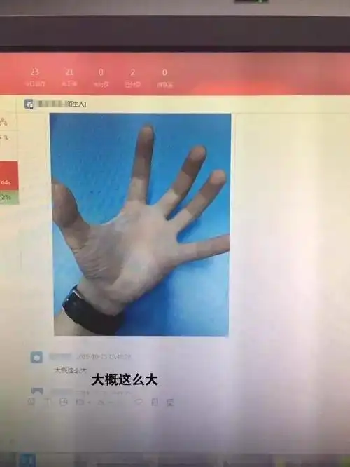 比较文雅的男生觉得用手比划不太直观,直接上图了,哈哈哈,有碗这么大