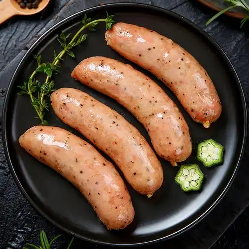 爆款黑胡椒烤肠石头火锅烧烤香肠早餐热狗纯肉猪肉类