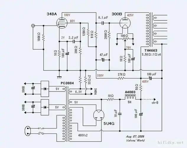 胆机电路图大全之国外篇115种胆机电路图