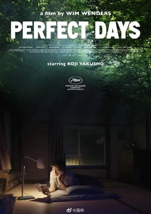 演员#役所广司#(67)凭借电影「perfect days」在第76届戛纳电影节上