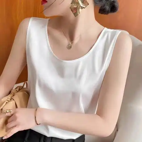 网红爆款设计感打底短款上衣服外穿#品牌折扣  #舒适内衣  #吊带背心