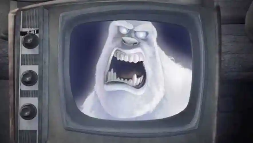 熊出没恐怖故事森林中出现了雪怪把光头强吓得不轻