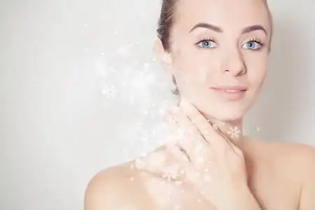 护肤雪花图片-护肤雪花素材-护肤雪花插画-摄图新视界