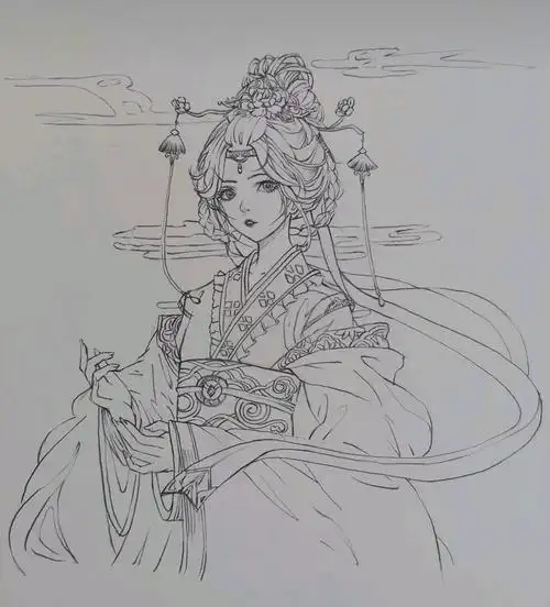 教你画一个超好看的古风小姐姐 - 半次元 - acg爱好者社区