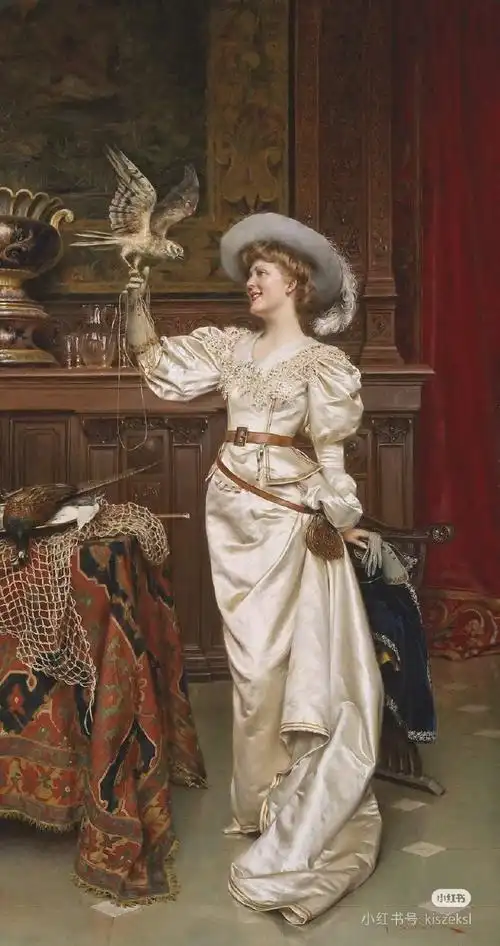 十九世纪欧洲服装样式(油画篇cr见水印#审美积累#✨#服装设计