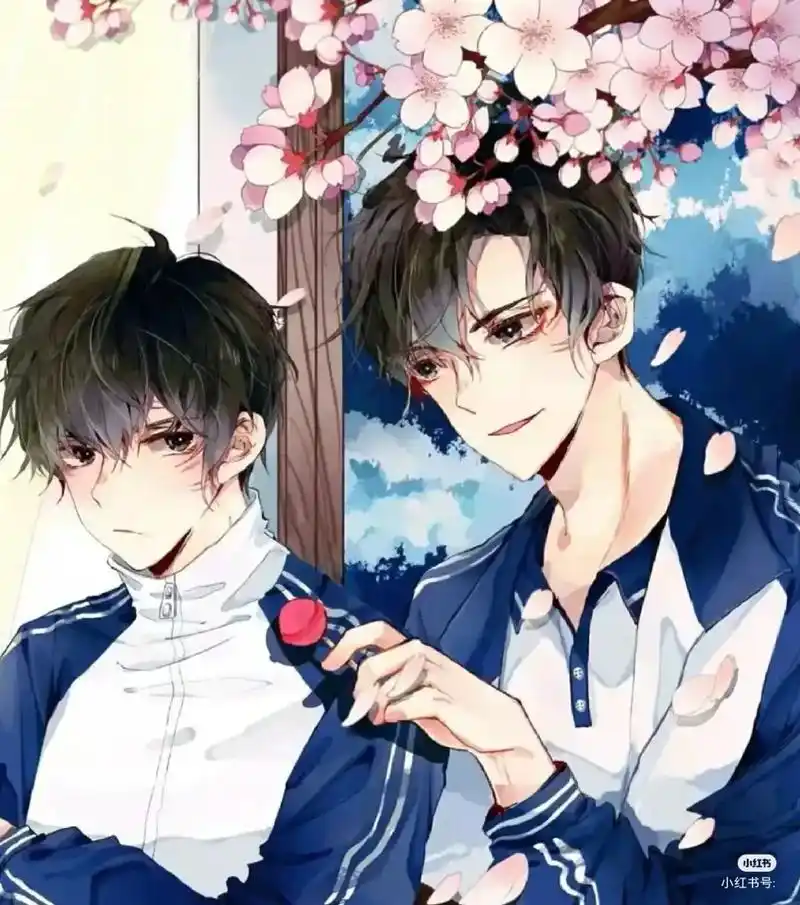 贺朝和他的小朋友.#贺朝谢俞 #双男主漫画 #伪装学渣 - 抖音