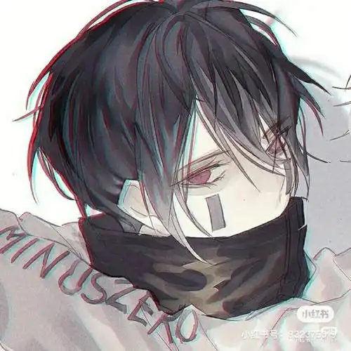 qq头像,帅气动漫小哥哥,可咸可甜,暗系