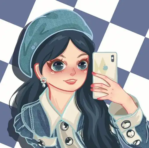 鸭风卡通头像鞠婧祎