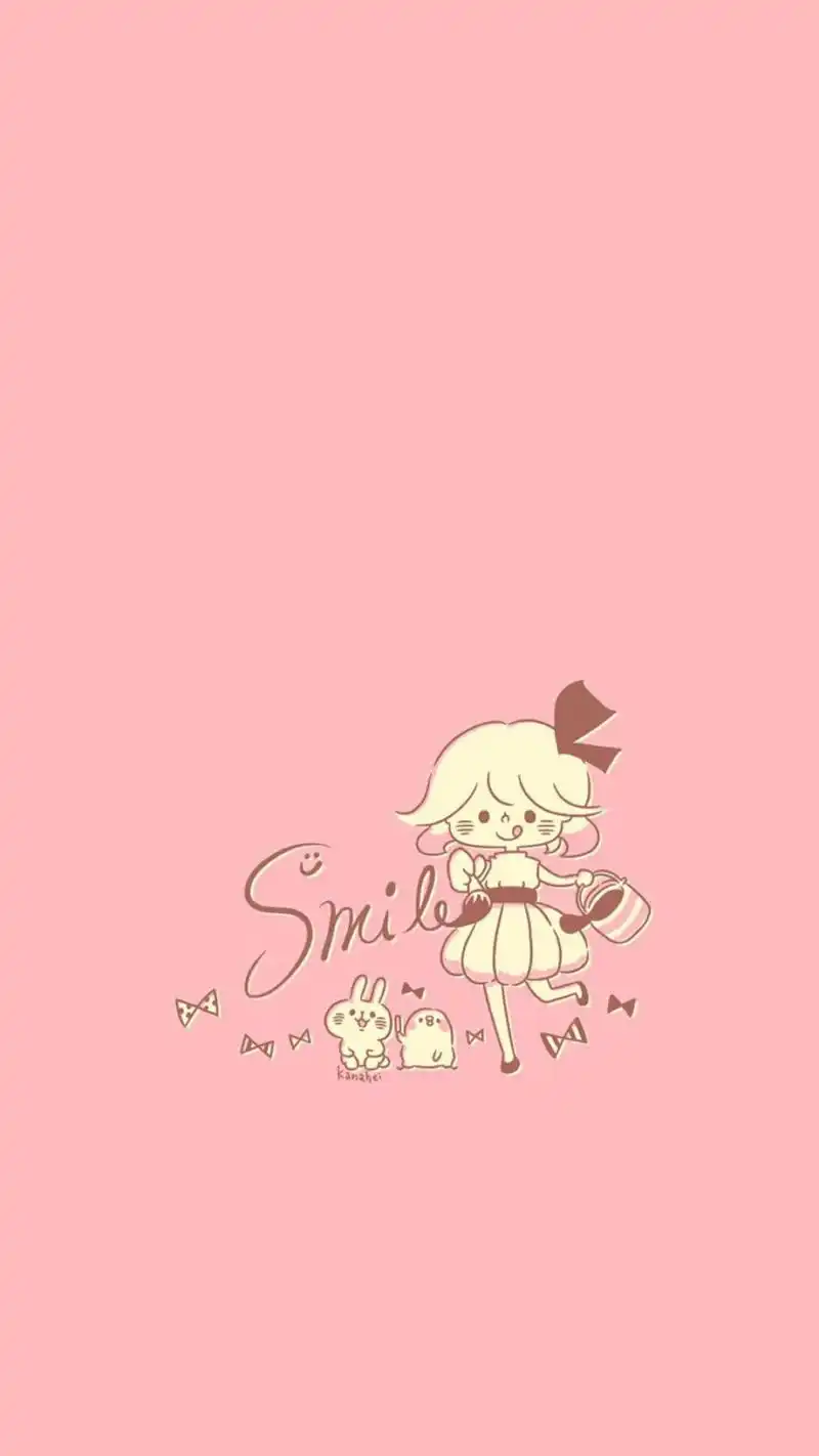 粉色系小清新文艺范创意图片手机壁纸