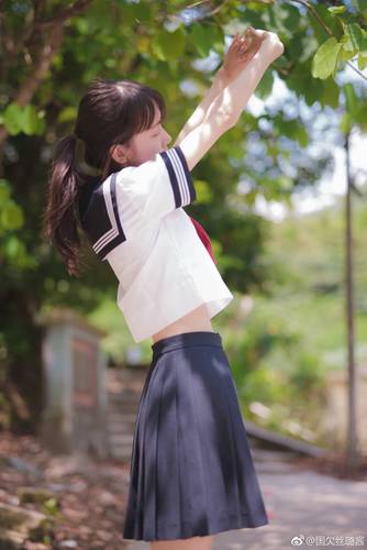jk制服裙浓绀色日本学生校服水手服正统夏裙现货