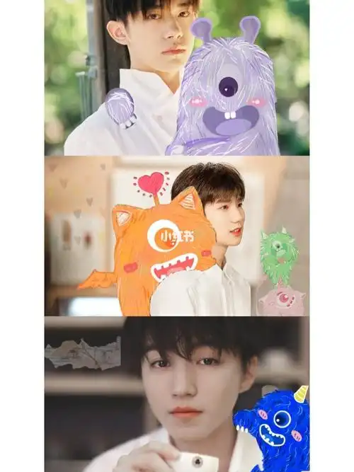 tfboys三格壁纸_tfboys_壁纸_tfboys应援_素材_壁纸