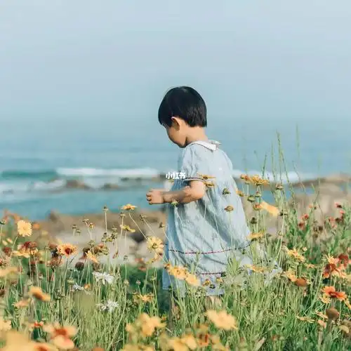儿童写真夏天一定要来海边吧