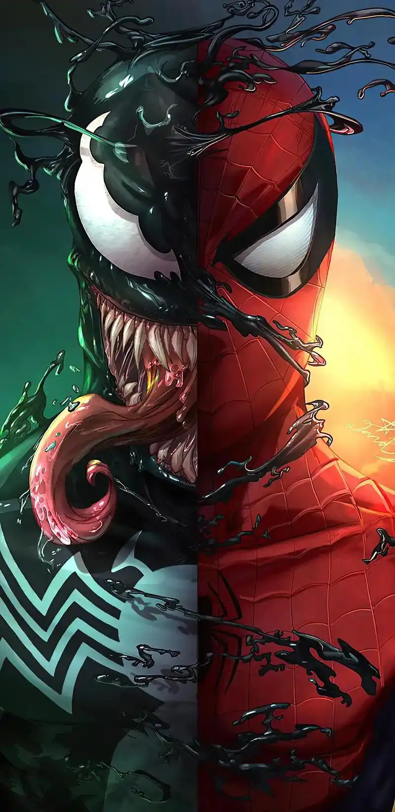 #蜘蛛侠壁纸#毒液壁纸 #漫威英雄 #漫威 #帅就完事了 # - 抖音