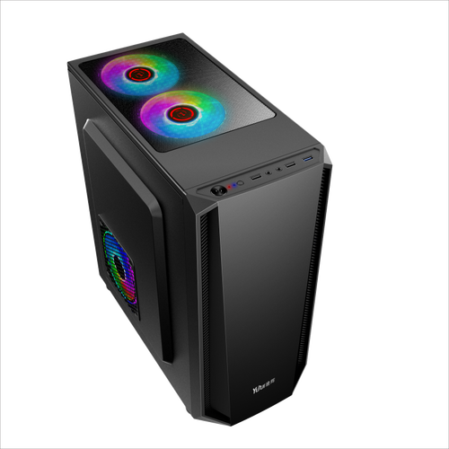 先马逾辉黑豹台式机电脑主机机箱atxmatx中塔机箱