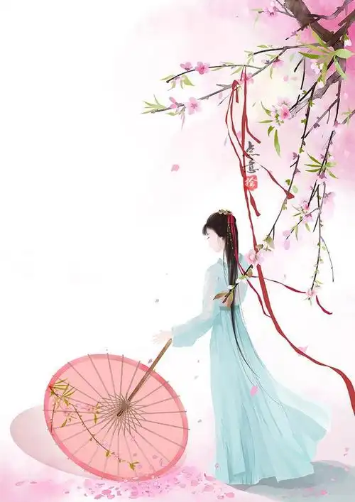 古风美女背影壁纸青衫烟雨客似是故人来