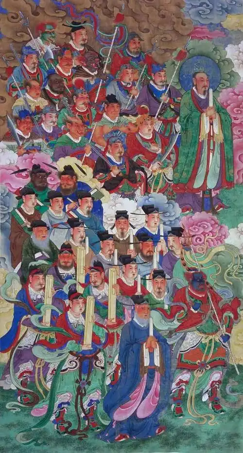 道教神仙画鉴赏,一睹诸位神仙风采.