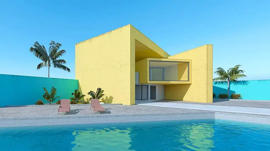 建筑色彩练习|空间|建筑设计|罗大炮 - 原创作品 - 站酷 (zcool)