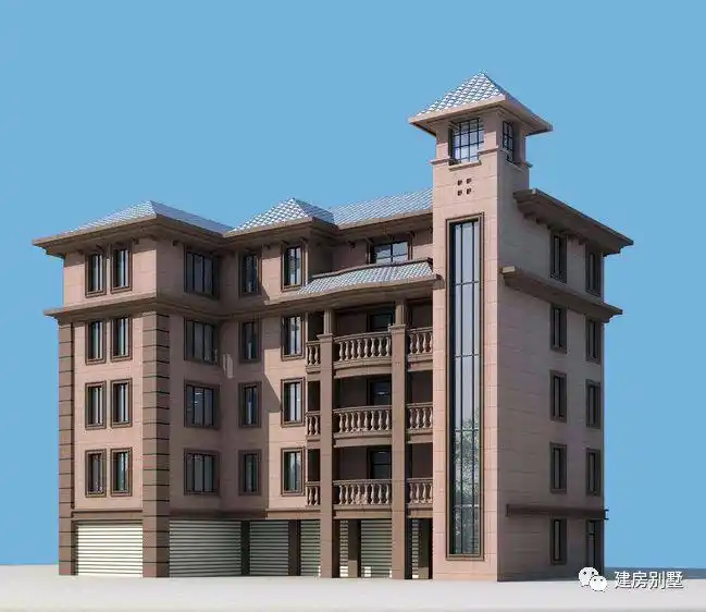 计划建高层的看过来,9款五层别墅效果,建的就是气势