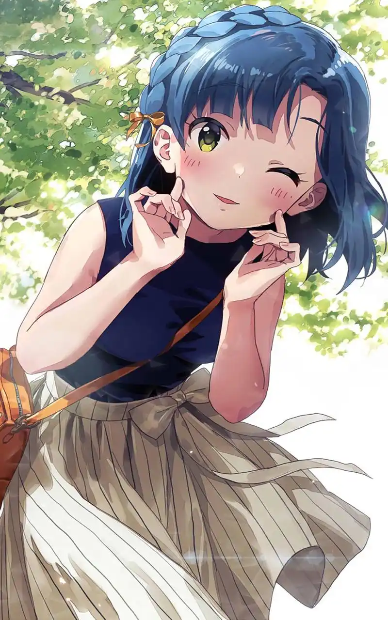 日本动漫美女高清卡通手机壁纸图片