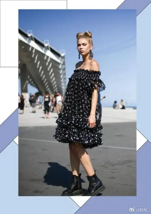 真正的时髦精,都喜欢穿"波点裙",照这样搭配起来最诱人