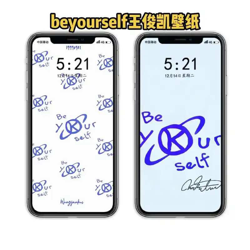 王俊凯冠军logo壁纸 b - 抖音