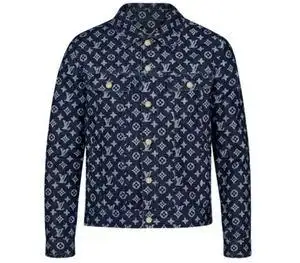 lv蓝色牛仔外套