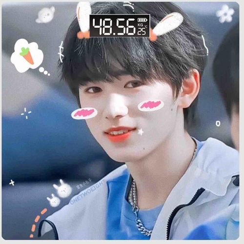 时代少年团宋亚轩可爱兔兔精准体重秤高颜值耐用家用【饭制原创】【15