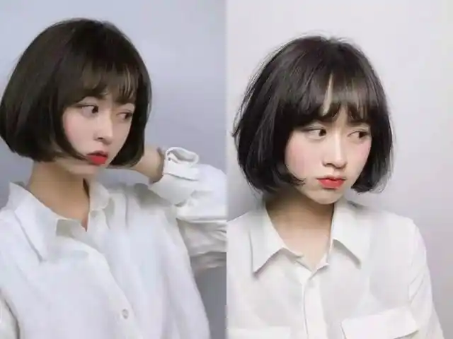 脸小肉多的女生适合什么发型_发型图片