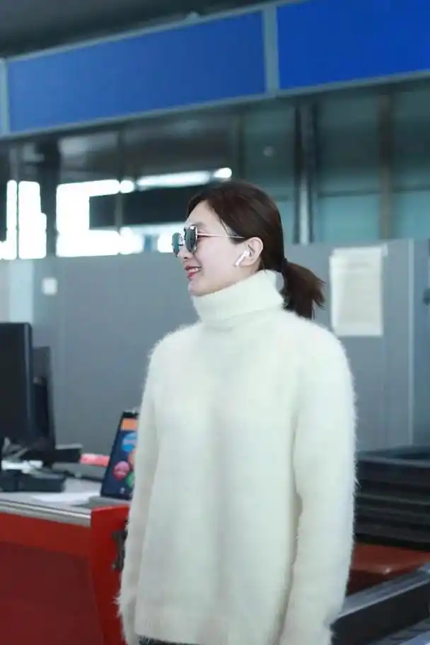 江疏影机场高清美拍(五)