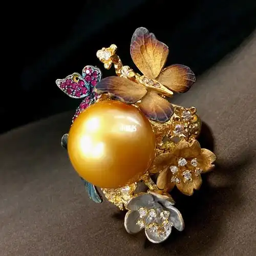 珠宝珍珠项链18k顶级珍珠戒指世界十大著名珍珠排行榜亚洲之珠排名